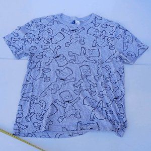 H&M Divided Size M Gray Simpson Shirt